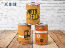 Load image into Gallery viewer, Radiator Springs Rusty Oil Tin Can Wrappers | DIGITAL | Printable | Instant Download | 10.5x4&quot;
