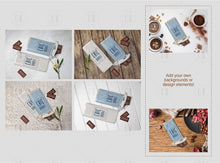 Load image into Gallery viewer, Mockup Scene - Chocolate Wrapper | Mockup | PSD | Photoshop | Lay Flat | Top View
